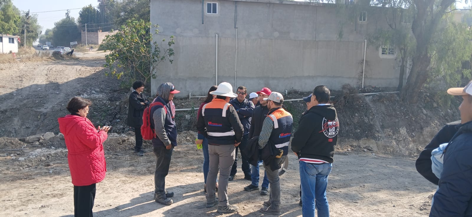En Tula vecinos se inconforman por trabajos de Conagua