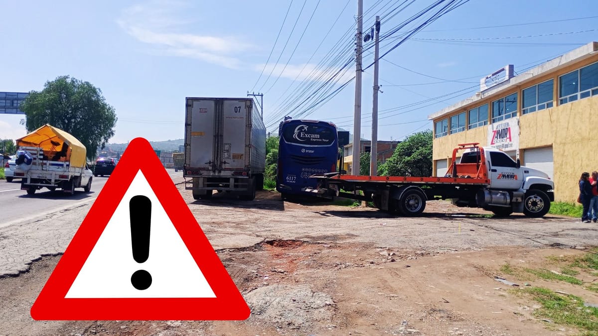 Transportistas bloquean parcialmente la carretera Pachuca-Actopan Post feature image