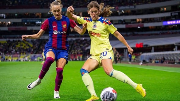 El Barcelona femenil  llega a México Post feature image
