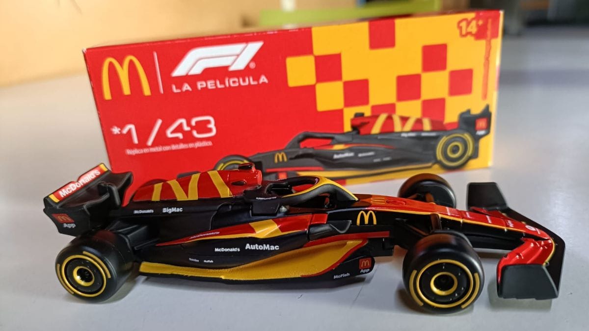 ¡Se disparan los precios de los carritos F1 de McDonald’s en reventa! Post feature image