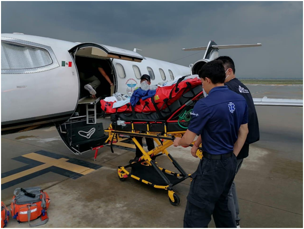 Menor con quemaduras graves,   trasladada de Tula a Hospital Shriners E.U. Post feature image