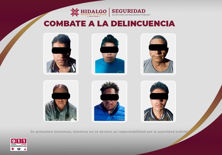 Droga y 6 detenidos durante dos cateos en Tlahuelilpan y Atotonilco de Tula Post feature image