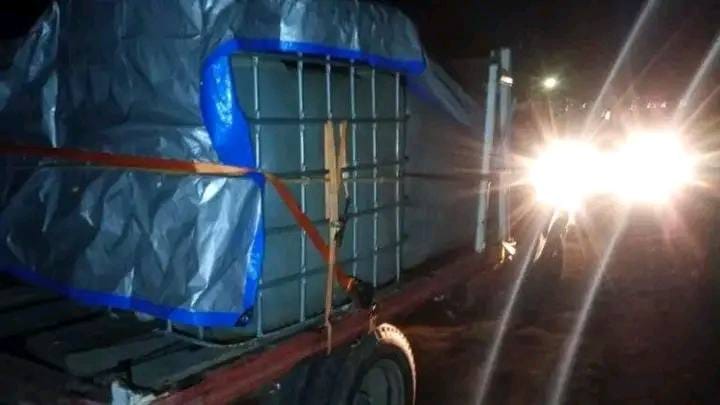 Hallan camioneta abandonada con huachicol Post feature image