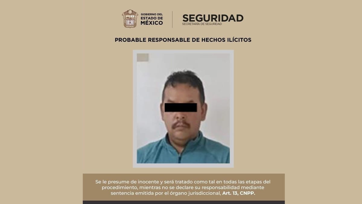 Detienen a presunto extorsionador en Jilotepec; pedía pago por derecho de piso. Post feature image