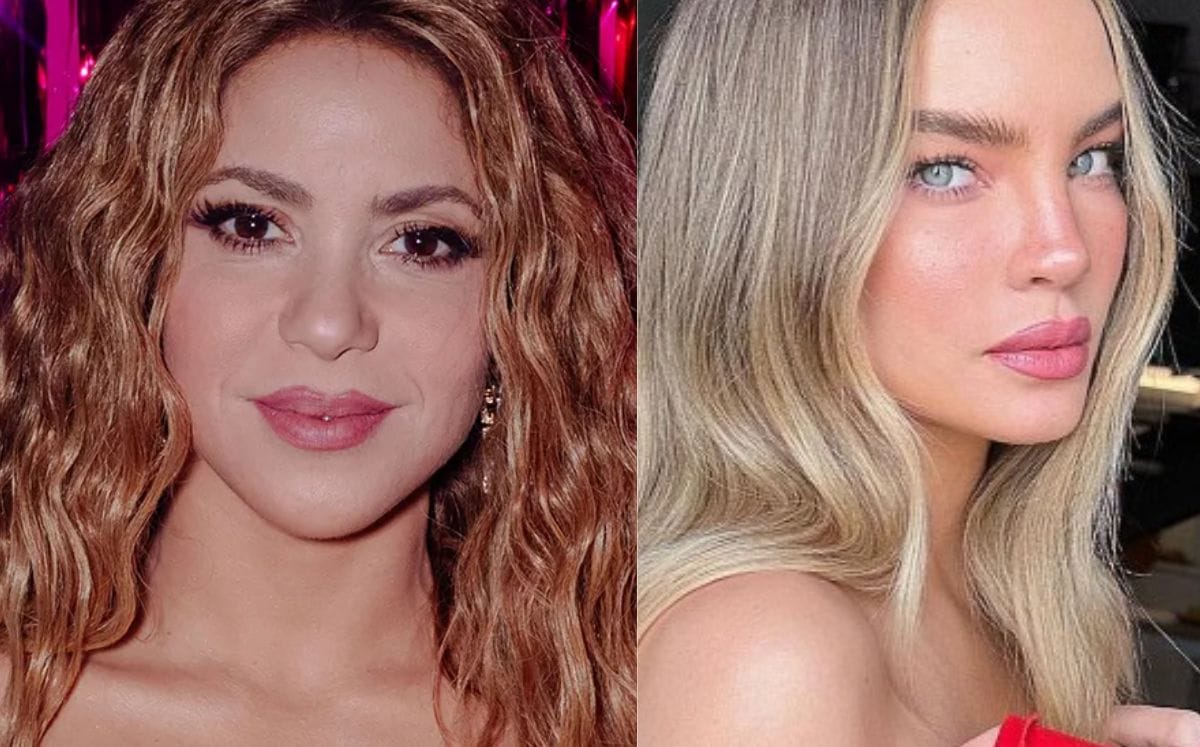 Belinda sorprende a Shakira de rodillas… ¡y ella hace lo mismo! Post feature image