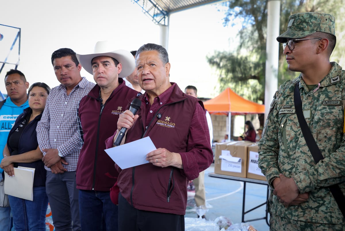 Gobierno de Hidalgo y Fuerzas Armadas intensifican apoyo a comunidades afectadas por las lluvias Post feature image
