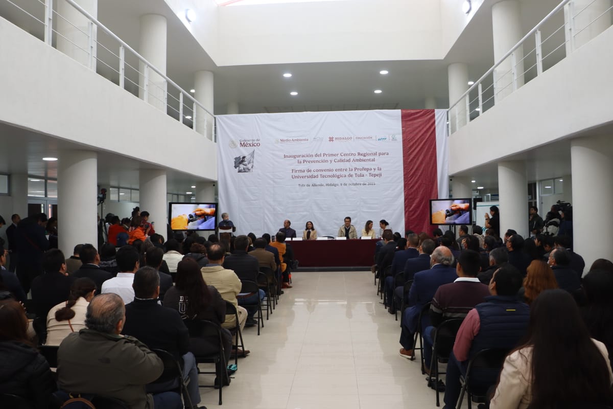 Se inaugura, en Tula, Centro Regional para la Prevención y Calidad Ambiental Post feature image