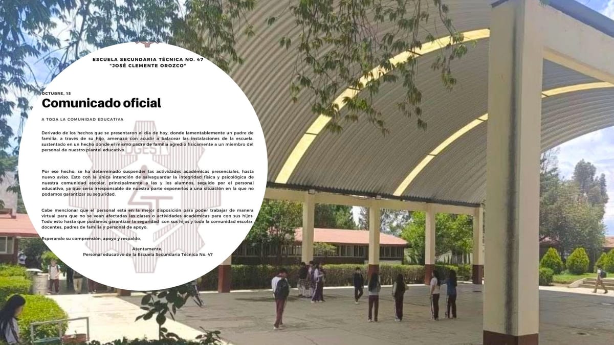 Suspenden clases en secundaria técnica de Ciudad Sahagún tras amenaza de un padre de familia Post feature image