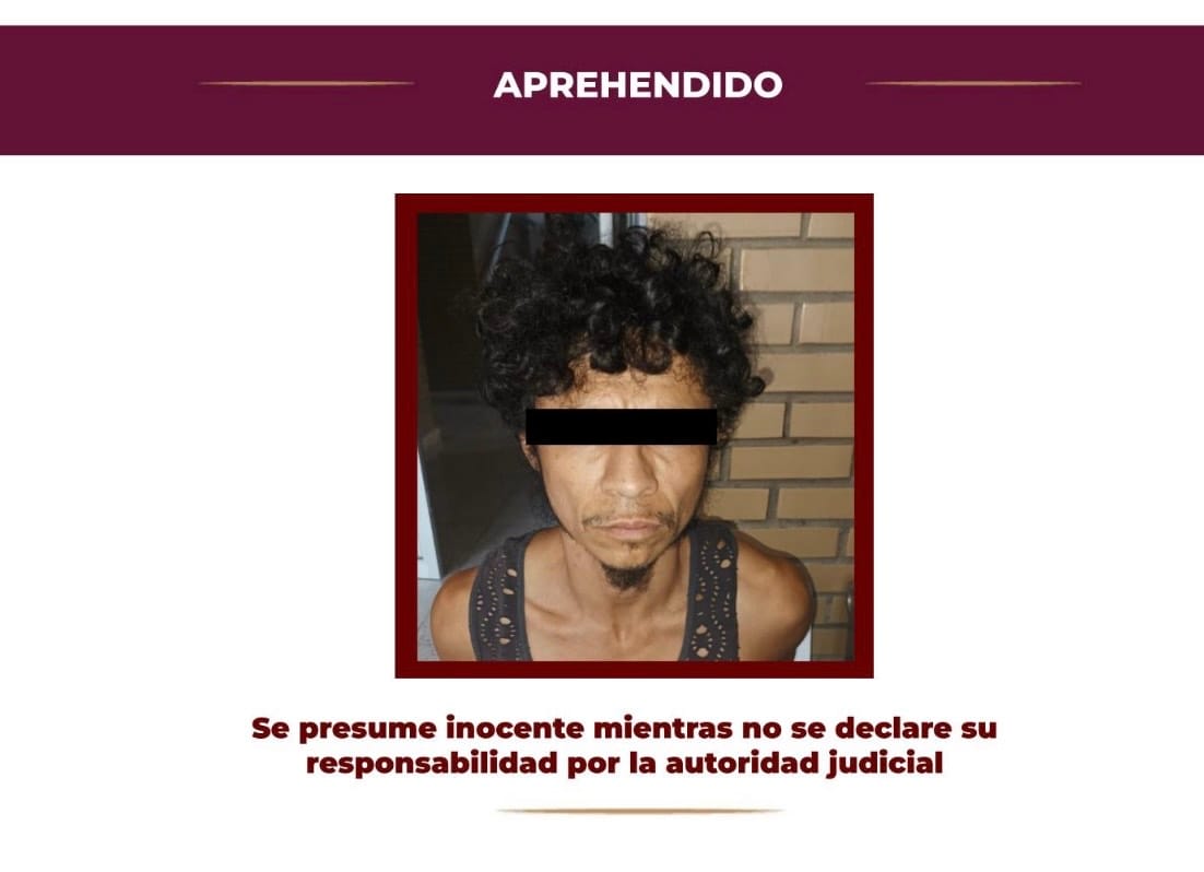 Detienen a presunto feminicida Post feature image