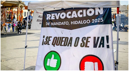 Reporta Solo 3.6% de Avance en Firmas para la Revocación de Mandato en Hidalgo Post feature image