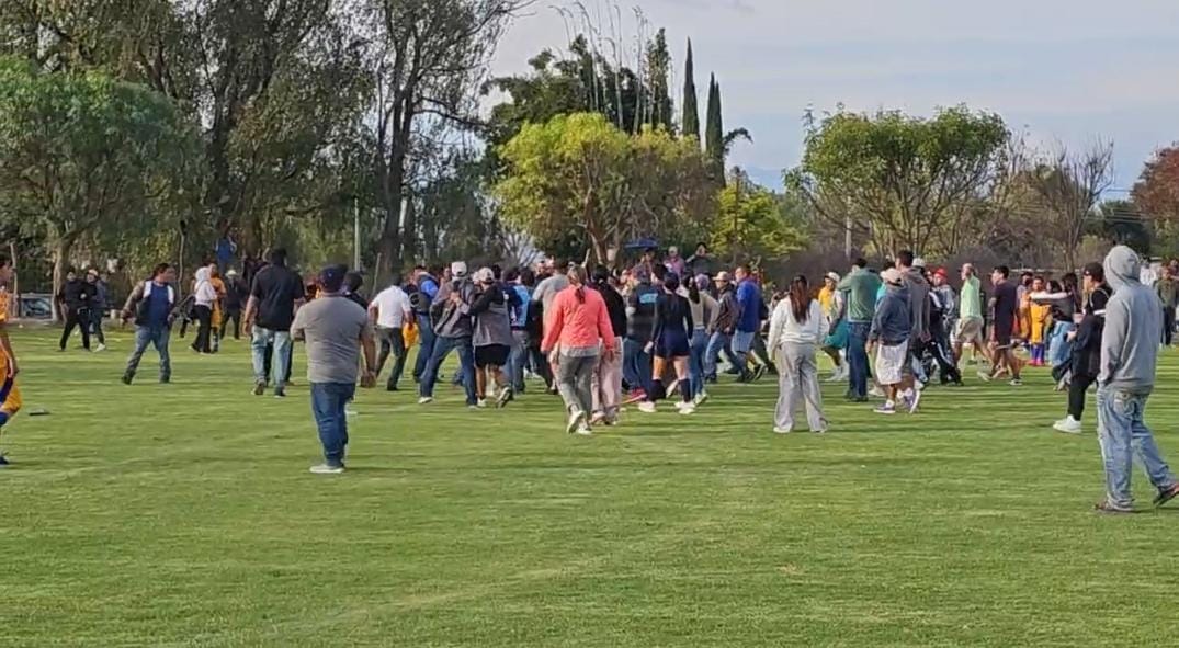 Final de fútbol en Ixmiquilpan termina en pelea campal y amenazas contra reporteros Post feature image