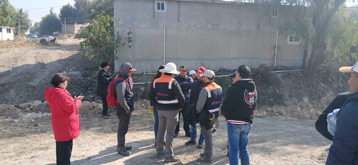 En Tula vecinos se inconforman por trabajos de Conagua Post feature image