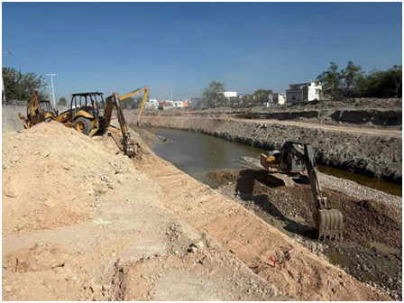 Vecinos de Zaragoza manifiestaron inconformidad por obras de Conagua Post feature image