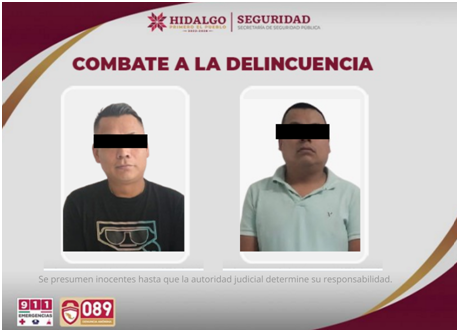Aseguran a cinco personas dedicadas al robo en carreteras federales Post feature image
