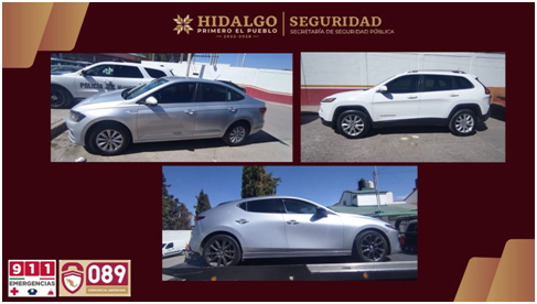 En Tula de Allende, detienen a 2 responsables por robo de autos de alta gama Post feature image