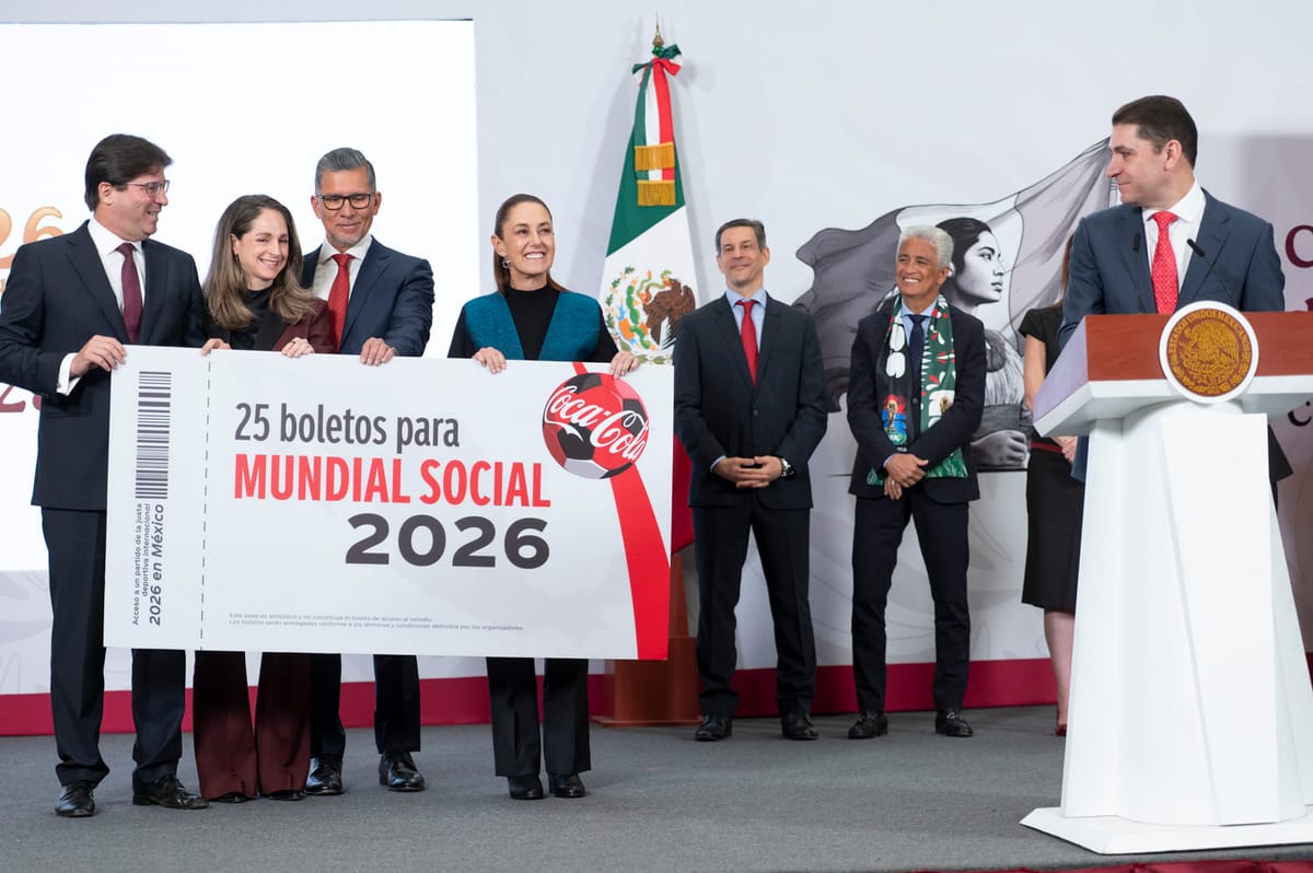 Sheinbaum sorteará boleto inaugural del Mundial 2026 entre jóvenes; Charlyn Corral participará como jurado Post feature image