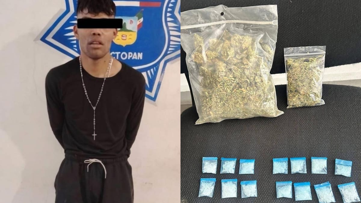 Detienen a hombre en Actopan con moto robada y presuntos narcóticos Post feature image