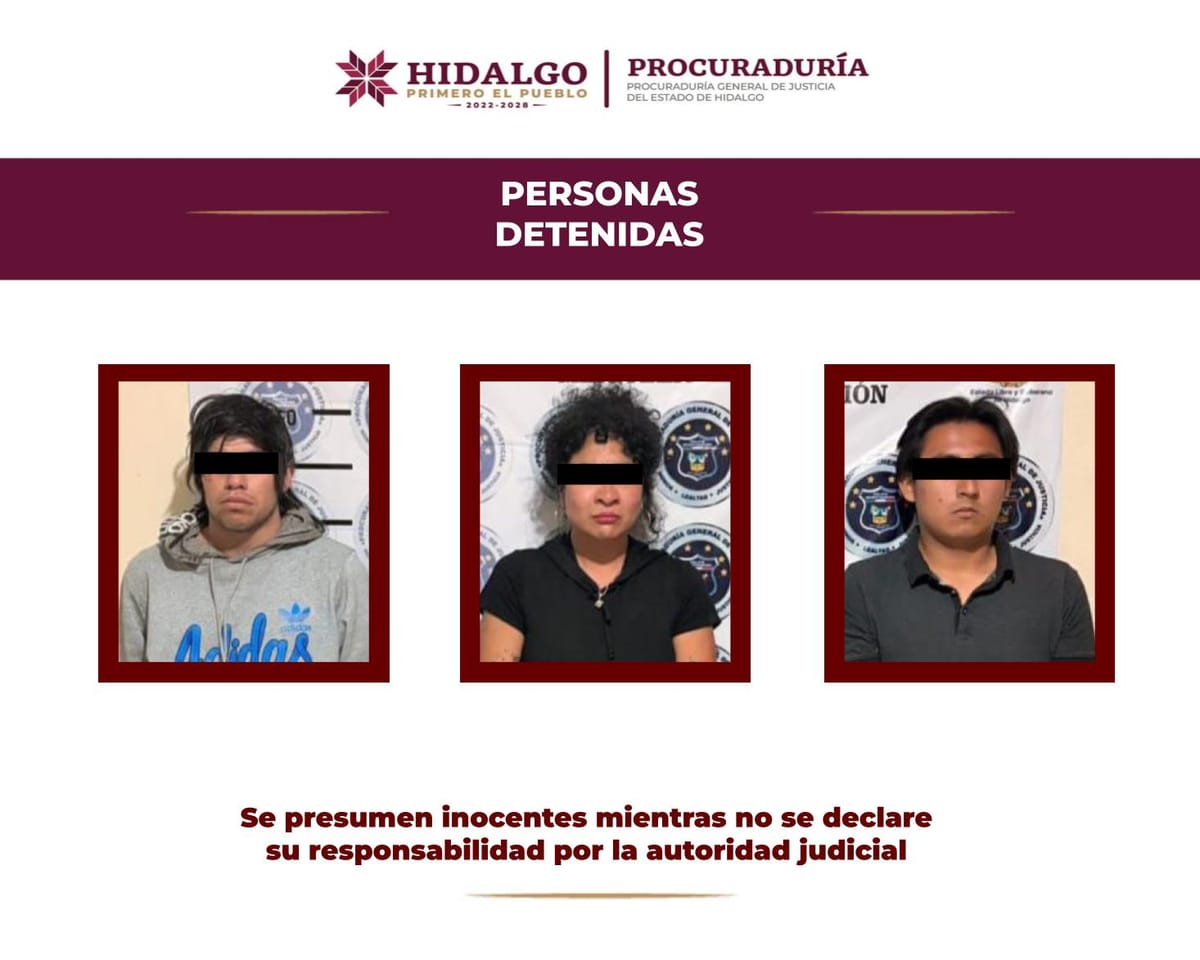 Detienen a tres personas por narcomenudeo en Mixquiahuala Post feature image