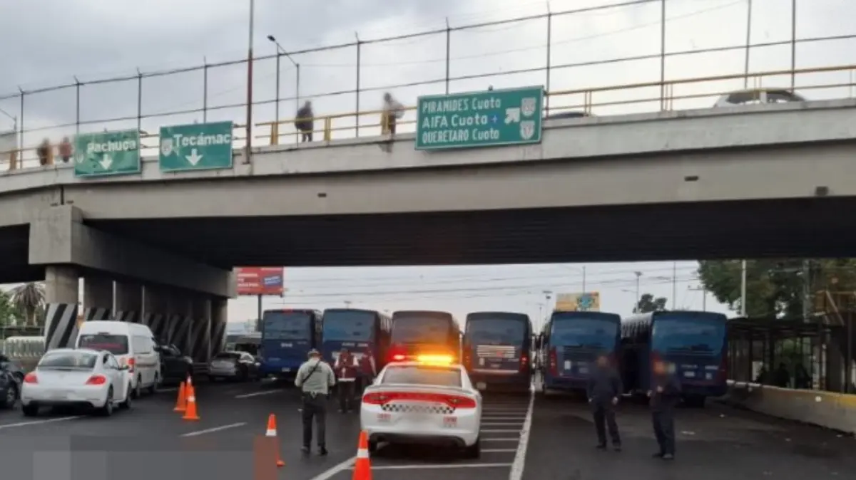 Paro de autobuses provoca afectaciones en la México-Pachuca Post feature image