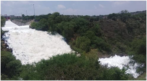 Mantienen desfogue controlado de presa en Alfajayucan; piden extremar precauciones Post feature image