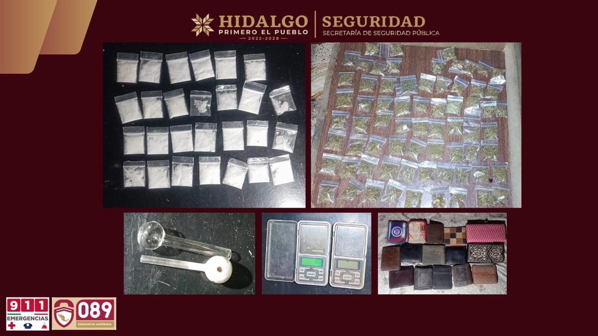Cae célula dedicada a la venta de droga en Ciudad Sahagún Post feature image