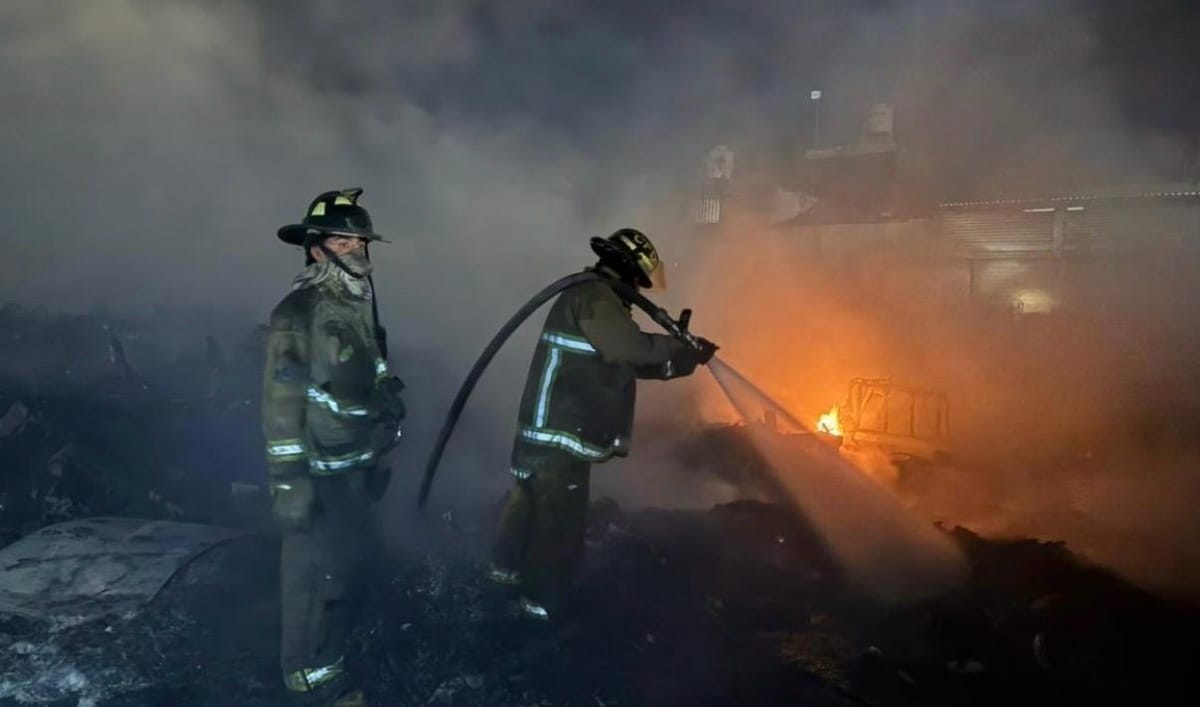 Se incendia deshuesadero Post feature image