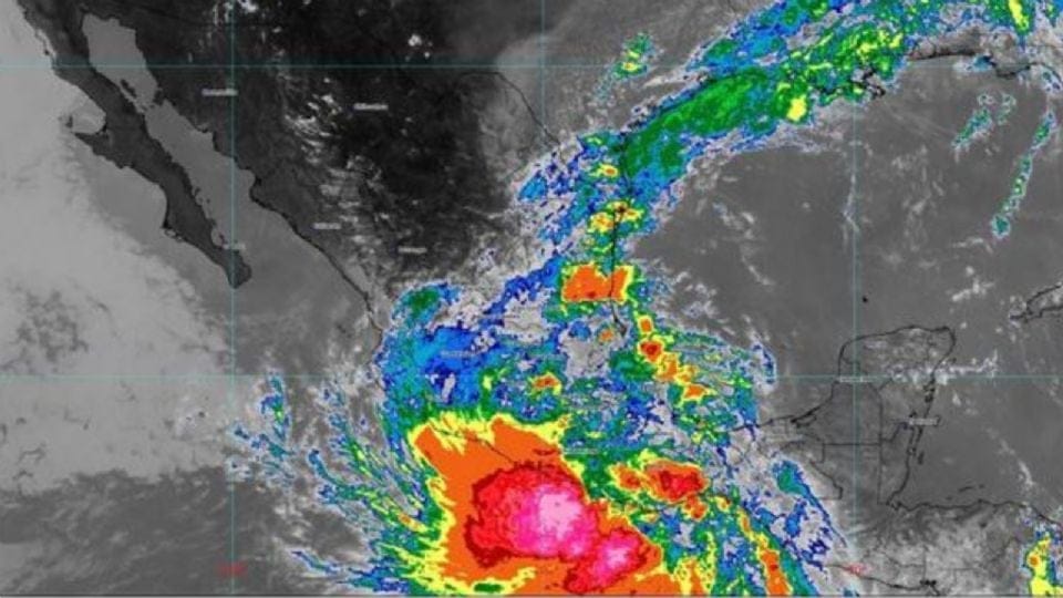 Tormenta tropical Boris pone en alerta a Hidalgo por lluvias intensas y fuertes vientos Post feature image