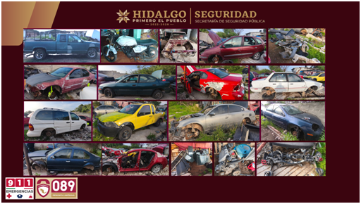 Desmantelan en Tulancingo almacén de vehículos robados Post feature image