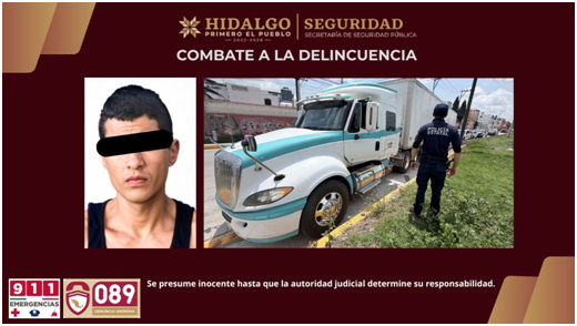 Asegura SSPH tractocamión con más de 24 toneladas de mercancía Post feature image
