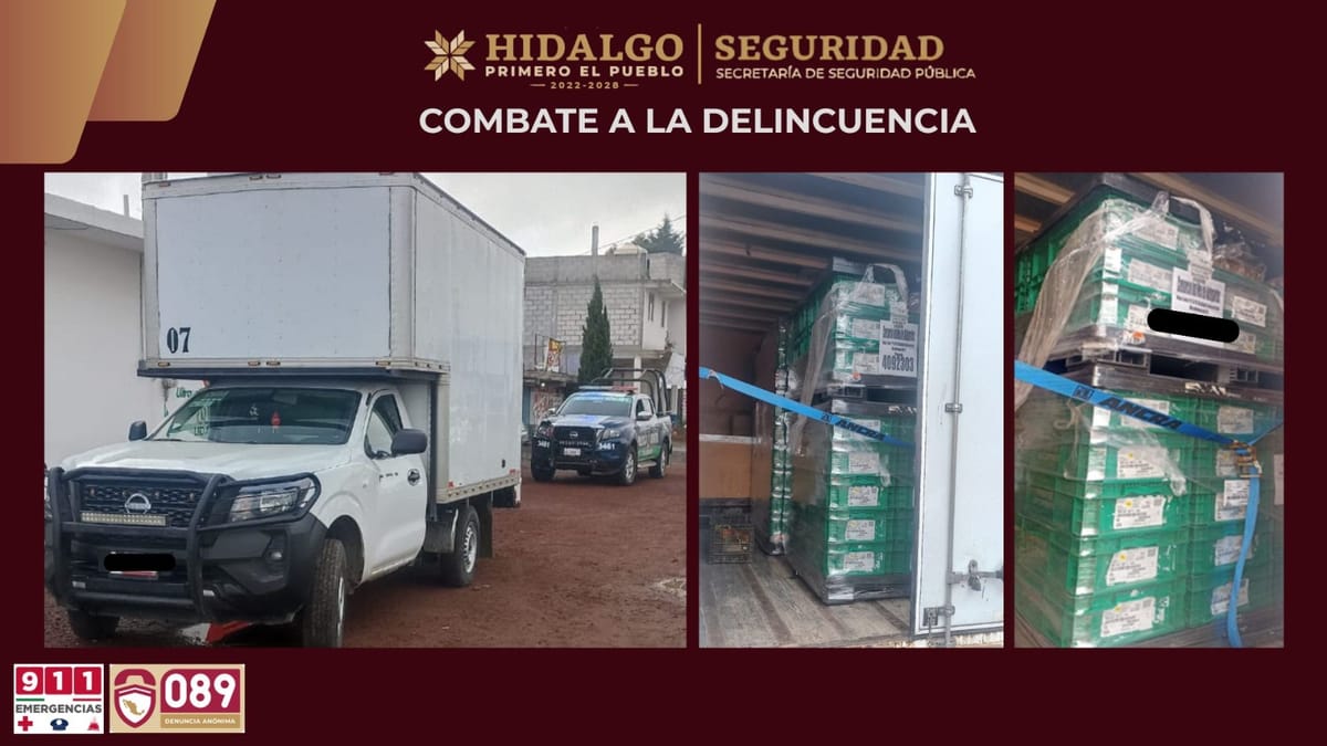 SSPH recupera camioneta y 1.5 toneladas de mercancía robada en la México-Tuxpan Post feature image