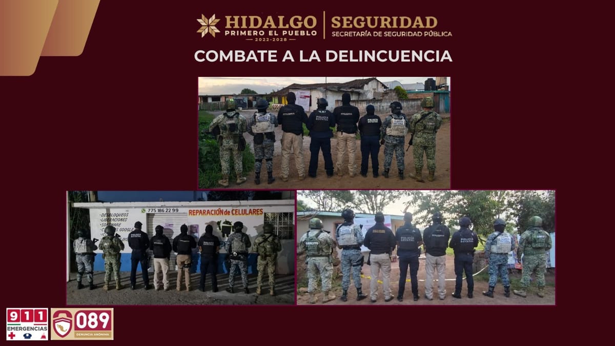 Desmantelan tres presuntos puntos de narcomenudeo en Acatlán; hay siete detenidos Post feature image