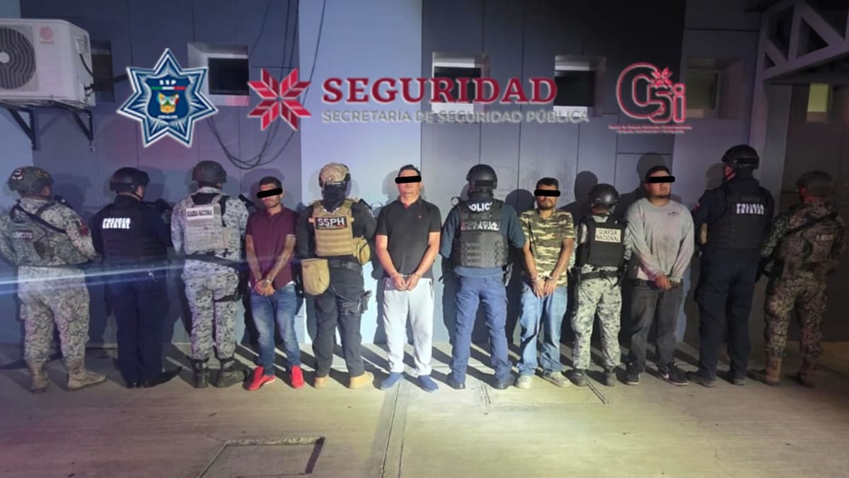 Capturan en Tepeapulco a cuatro hombres; tres eran objetivos prioritarios de la SSPH Post feature image