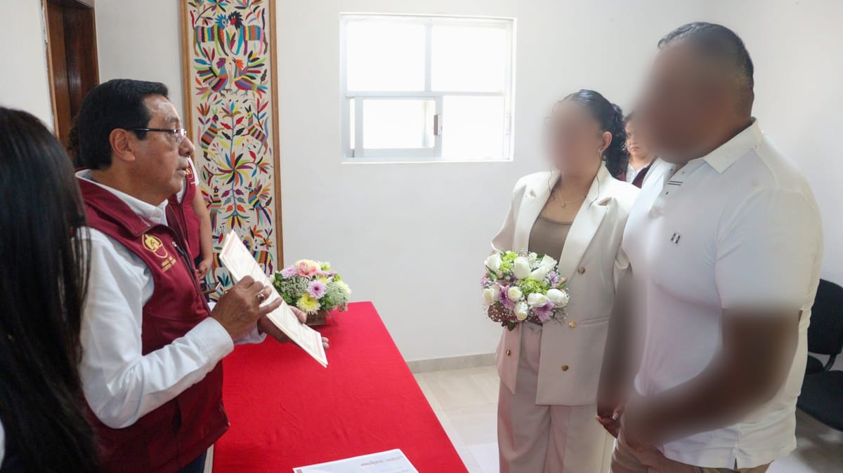 Registran nacimiento y celebran matrimonio civil en el Cereso de Pachuca Post feature image