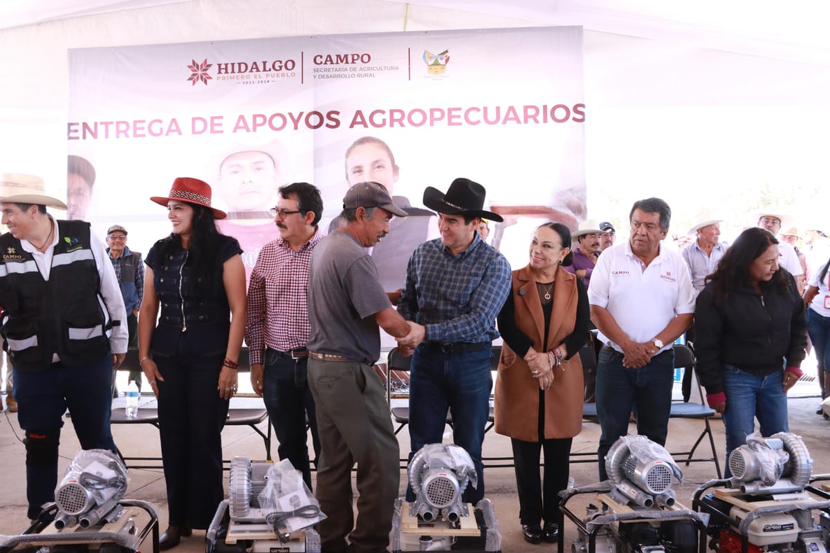 Gobierno de Hidalgo entrega más de 13.4 millones de pesos en apoyos el campo Post feature image