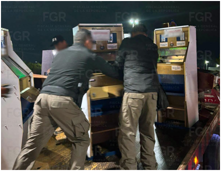 FGR cateó local en Pachuca y aseguró máquinas tragamonedas operadas sin permisos Post feature image