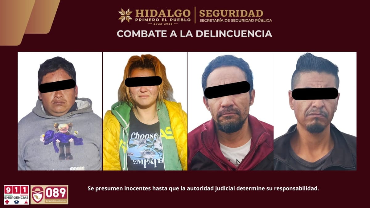 Detienen a cuatro personas por presuntos robos a negocios en Mineral de la Reforma Post feature image