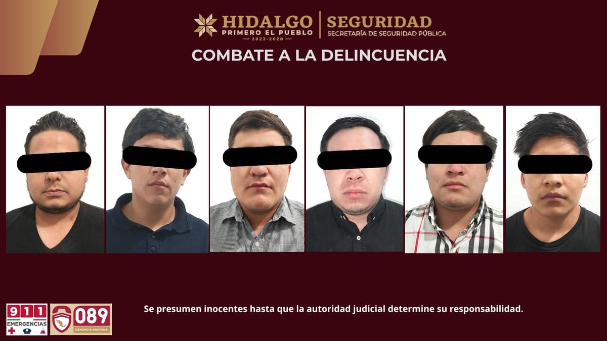 Detienen a seis hombres y aseguran armas y droga durante operativo en Tecozautla Post feature image
