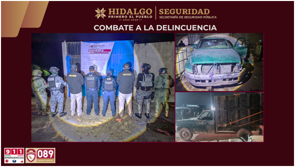 Cateo en Tula deja hidrocarburo, drogas y vehículos asegurados Post feature image