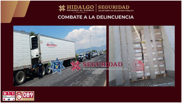 Recuperan tractocamión robado con 56 toneladas de carne de cerdo Post feature image