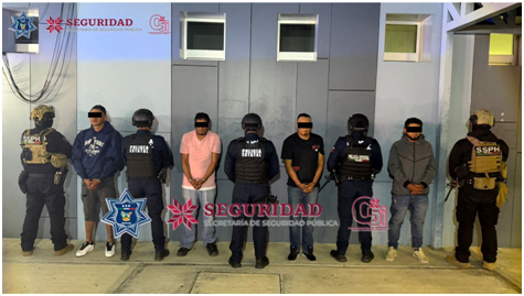 Detienen a cuatro presuntos implicados en robo a transporte de carga en Hidalgo Post feature image