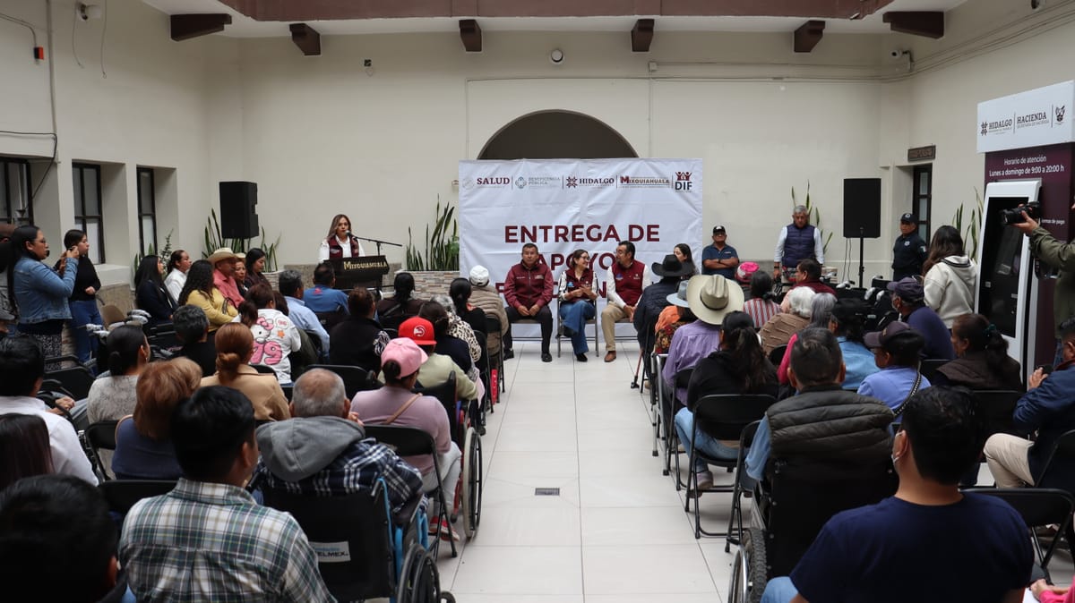 Entregan sillas de ruedas, andaderas y bastones a habitantes de Mixquiahuala Post feature image