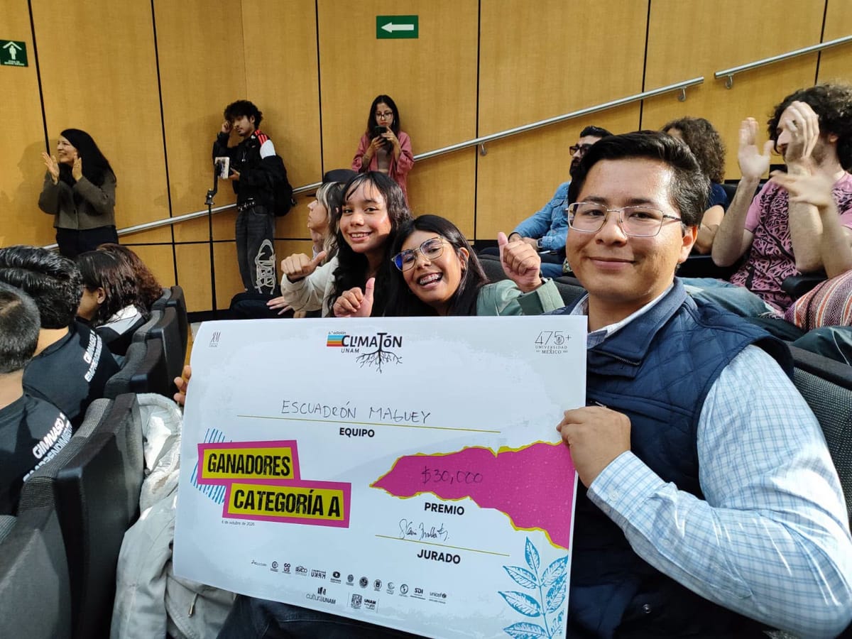 Alumnos de la UAEH ganan el Climatón nacional con filtro de maguey Post feature image