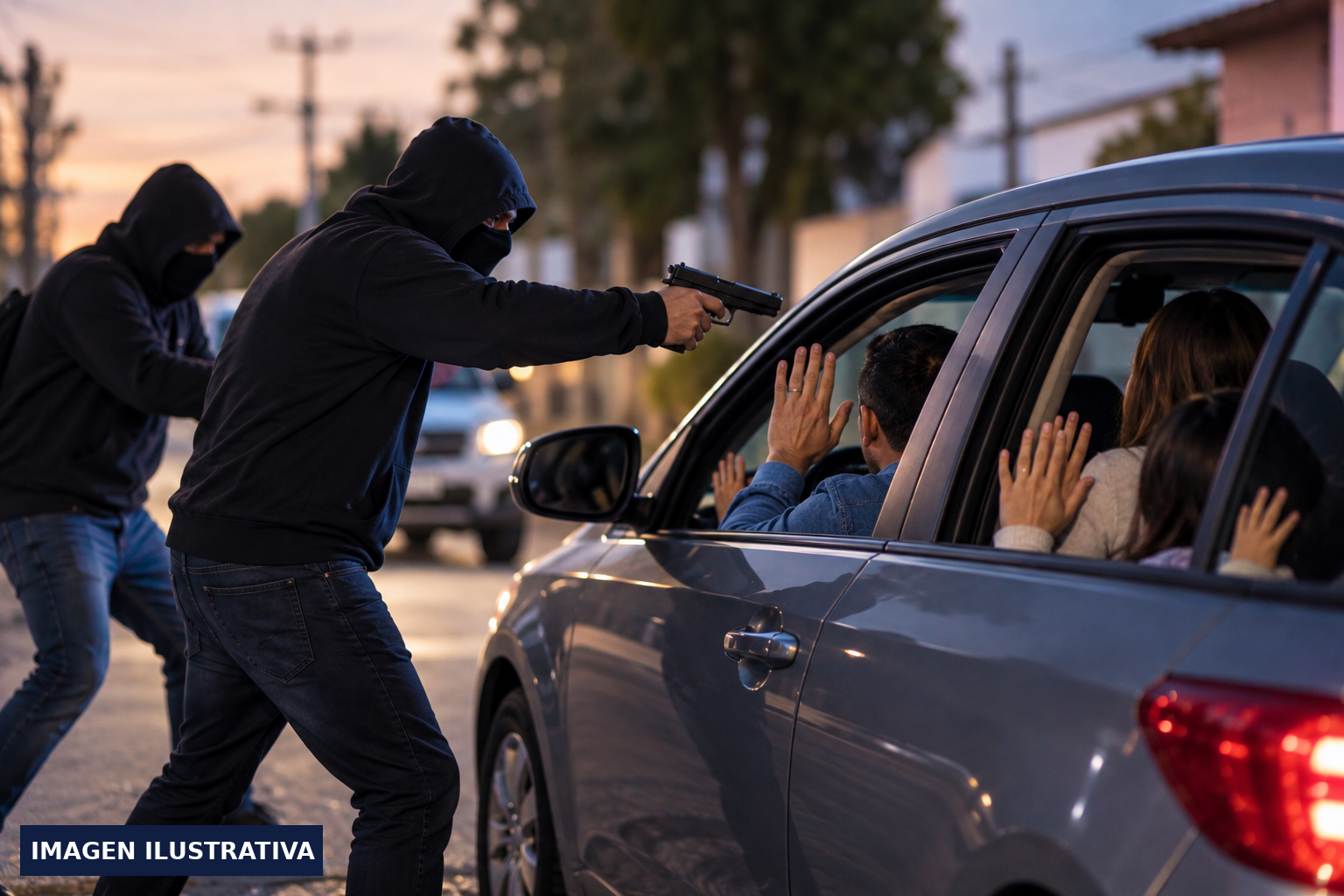 Sujetos armados disparan contra una familia durante intento de asalto en Apan Post feature image