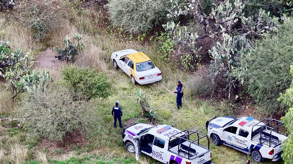 Recuperan en Actopan taxi robado tras operativo con vigilancia aérea Post feature image