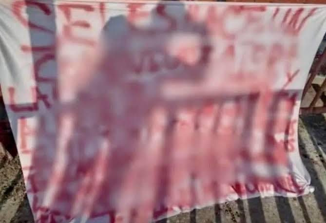 Colocación de narc@manta en Ixmiquilpan activa alerta de autoridades; reforzarán vigilancia en la zona