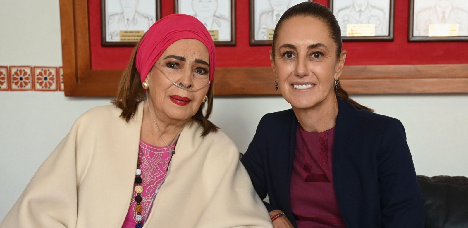 Elsa Aguirre recibe en Morelos a Claudia Sheinbaum