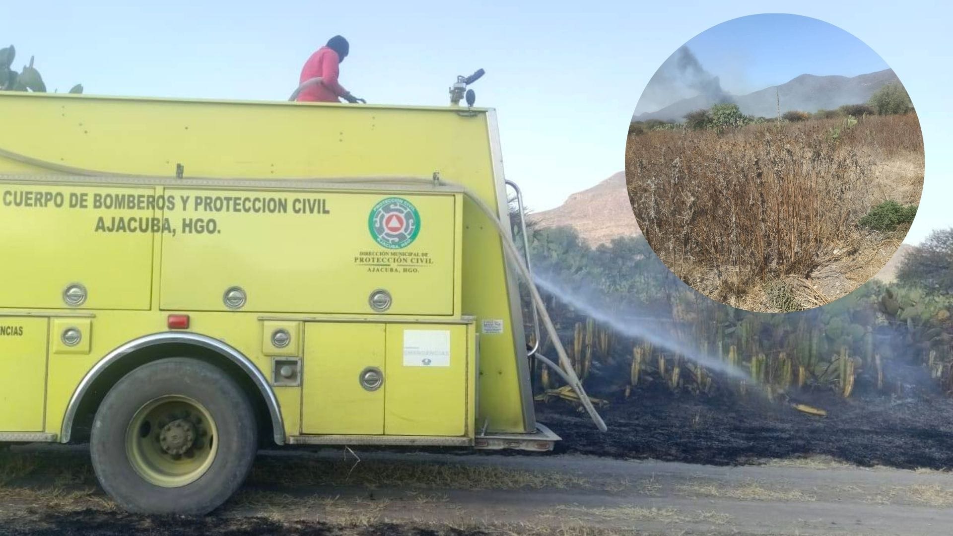 Incendio forestal en Ajacuba deja un adulto mayor sin vida External Post feature image