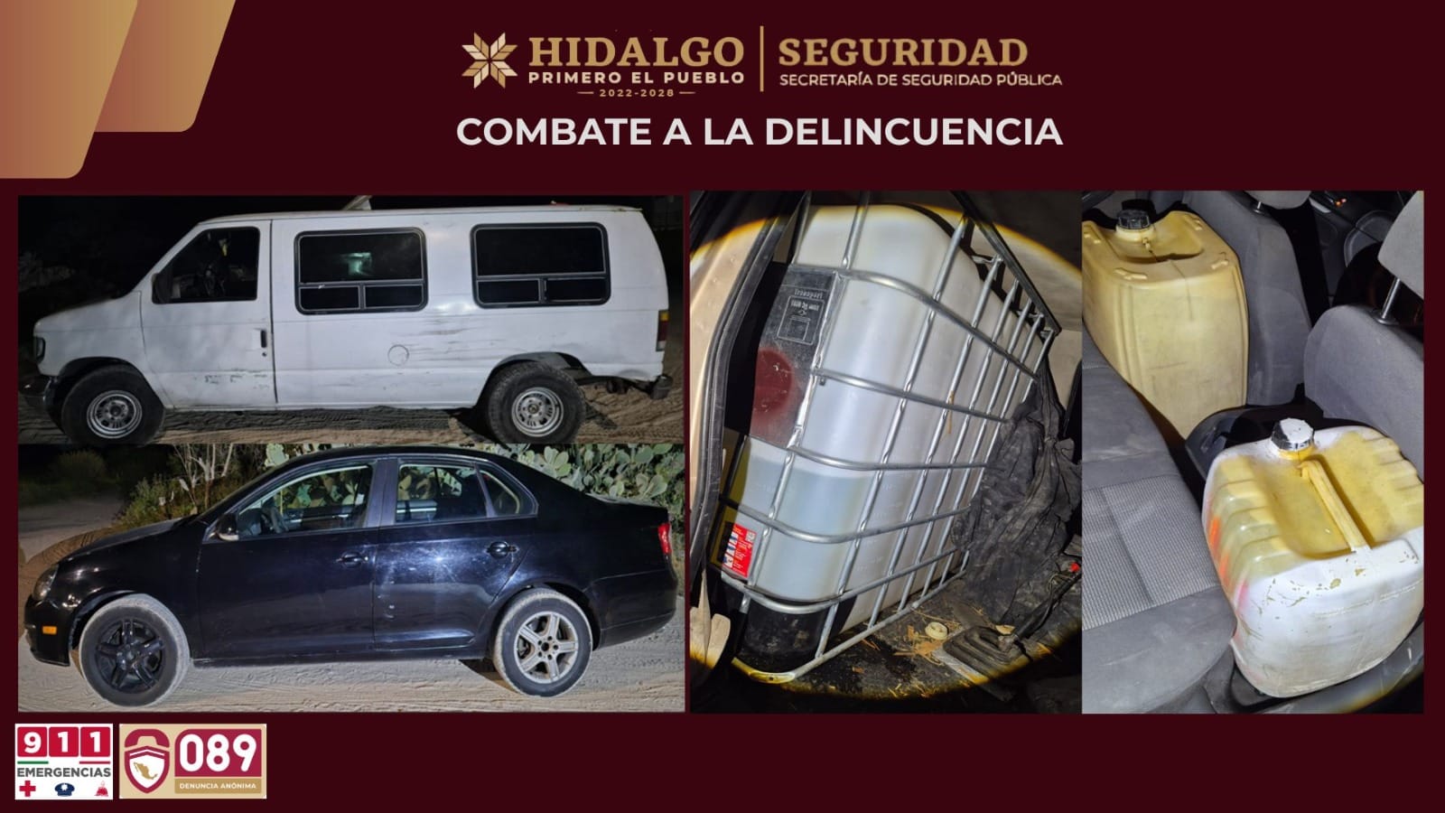 Detienen a dos con 770 litros de hidrocarburo en Tlaxcoapan Post feature image