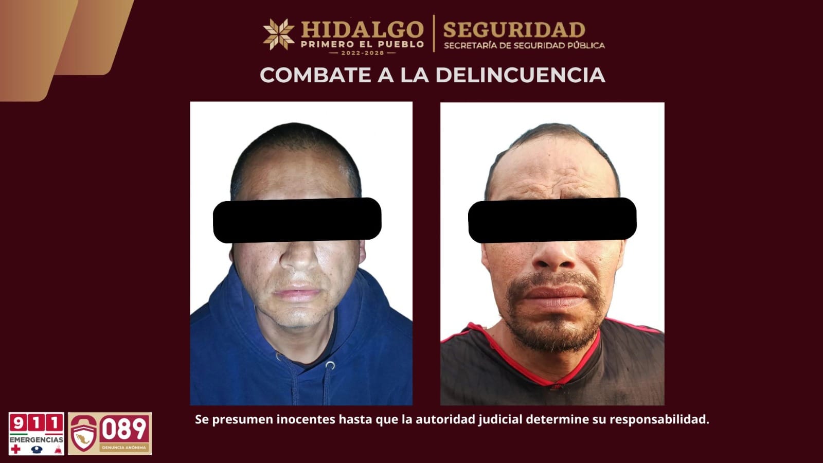 Aseguran a dos personas y 129 dosis de presuntas drogas en Mineral del Monte Post feature image