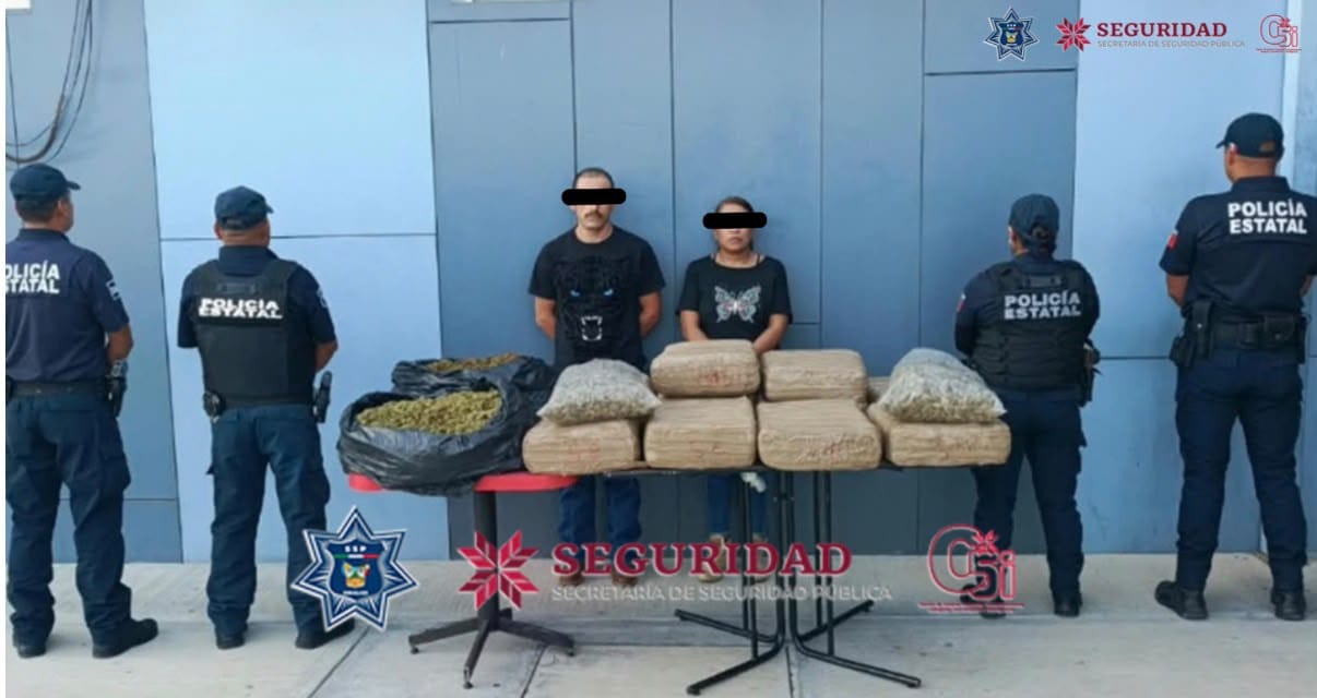Traían más de 70 kilos de marihuana Post feature image